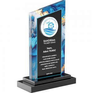 Kristal Plaket ( 15 x 25 cm )